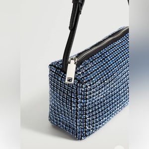 Mango Rhinestones Crystal Bag